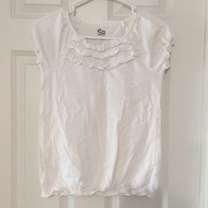 SO arm and waist scrunch t-shirt